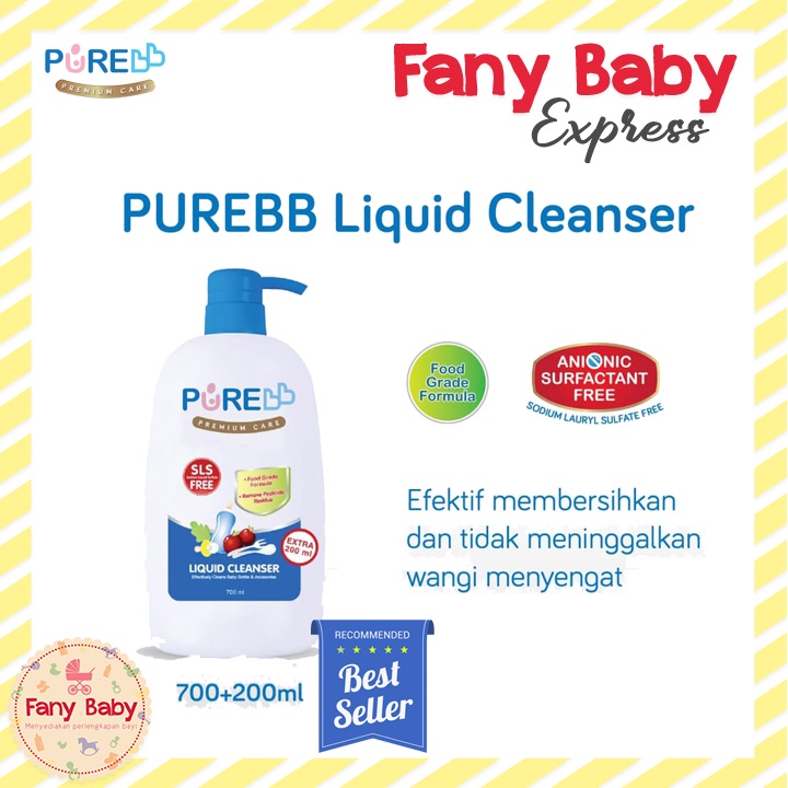 PURE BB LAUNDRY LIQUID 850ML / CLEANSER PUMP 700ML+200ML