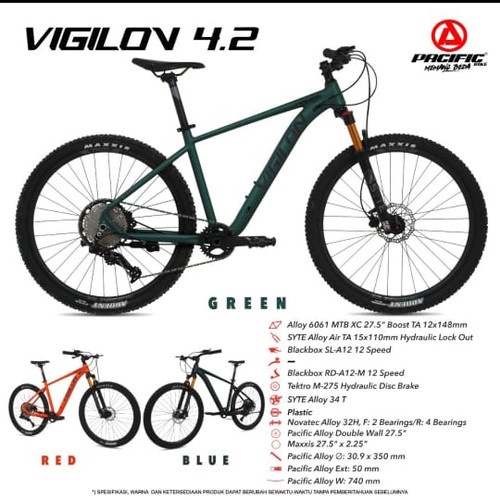 Sepeda Gunung / MTB 27.5 Pacific Vigilon 4.2