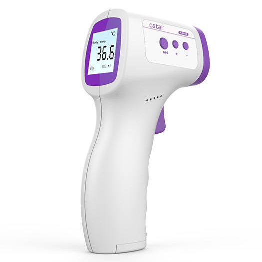 Thermogun Thermometer Tembak Infrared Non Contact - UX-A-03 - Purple