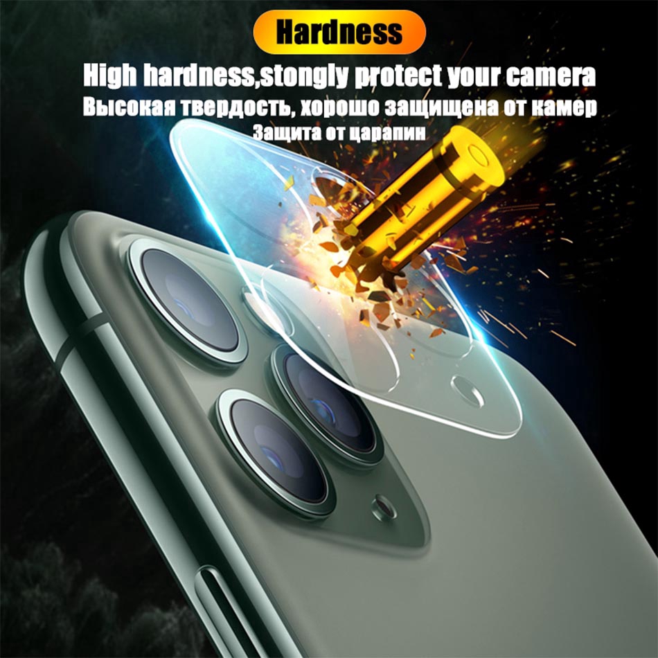 Compatible for iPhone SE 2020 11 12 13 Pro Max 12Mini 13Mini iPhone 11 Pro XR XS Max 6 7 8 Plus Phone Camera Glass Lens Protective Film Full Cover Lens Screen Protector Tempered Glass