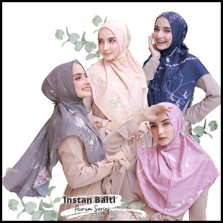 Hijabwanitacantik - Instan Baiti Aurum | Hijab Instan | Jilbab Instan
