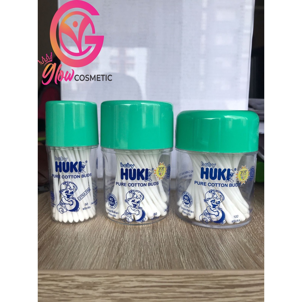 HUKI PURE COTTON BUDS POT