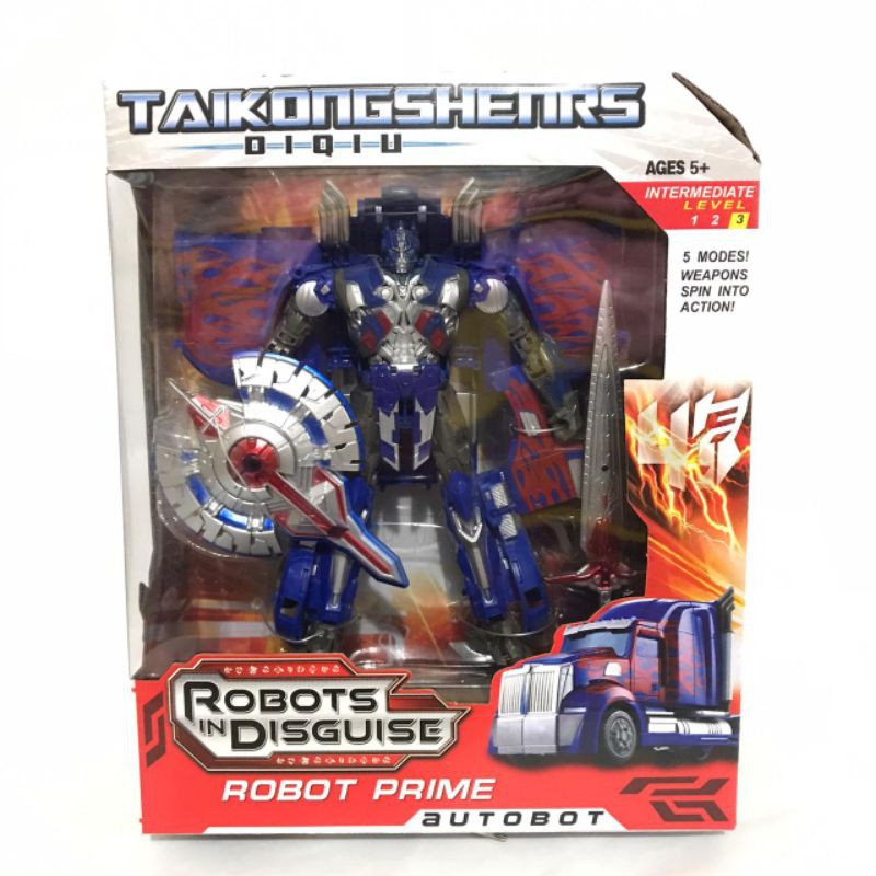 MOMBABY1 Kado Mainan Anak Cowok Robot Transformers Bumble Bee Optimus Prime