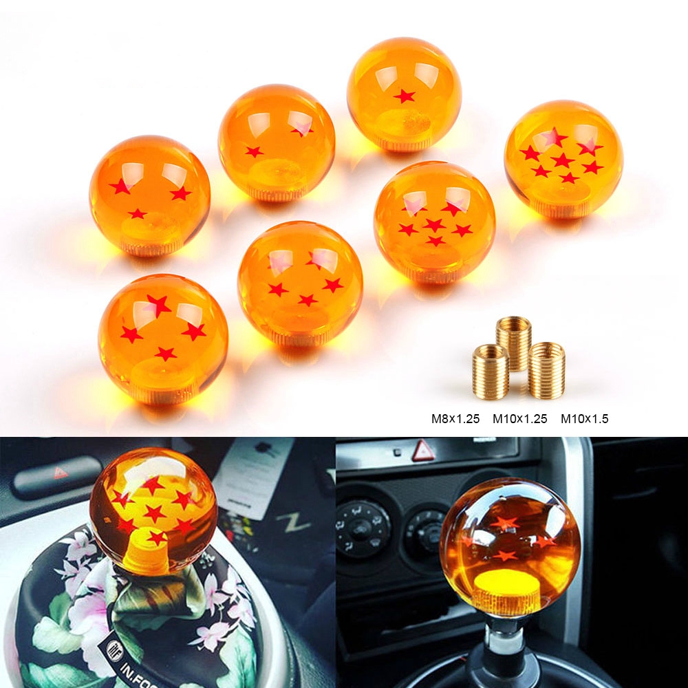 Langka Dragon Ball 1-7 Bintang Manual Transmisi Otomatis Gear Shift Knob Universal Mobil Gear Shift Knob Auto Gear Knob Manual