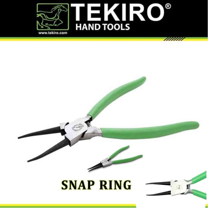 TANG SNAP RING TEKIRO SNAP RING PLIERS LURUS BENGKOK BUKA TUTUP