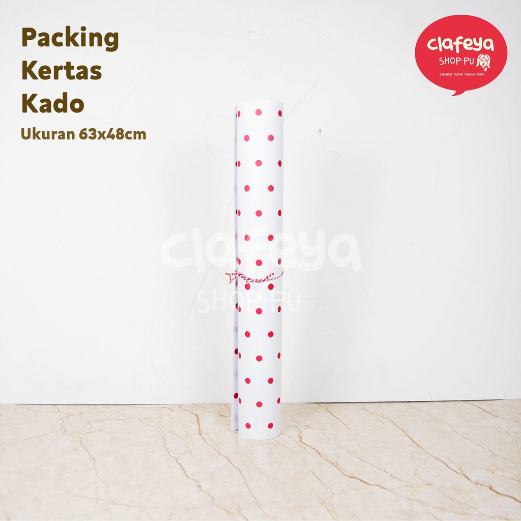 

Kertas Kado ukuran 60cm x 48cm - Pembungkus Kado (Packing+Kertas kado)