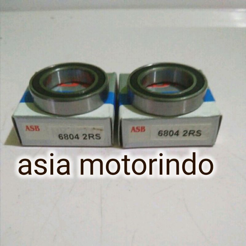 bearing 6804 2RS ball bearing 6804 2RS ASB klaker laher 6804-2RS ASB ukuran 20x32x7mm