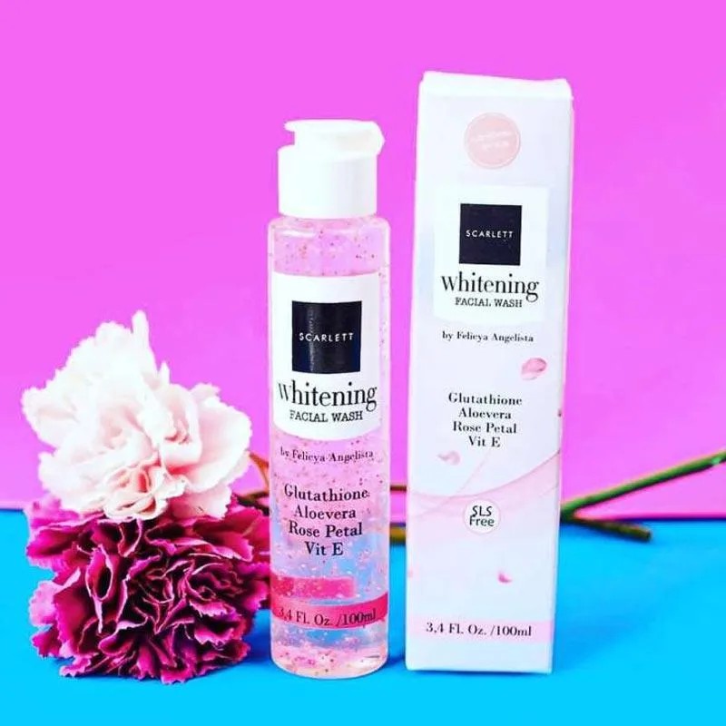 Sabun Cuci Muka - Facial Wash Scarlett Whitening - Facial Wash Murah -  Scarlett Whitening Original