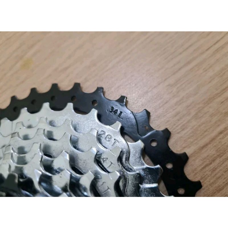 Gear gir Freewheel Sprocket free wheel 8 Speed 13T-34T Model Ulir Drat Megarange Sprockets Sepeda bike 8sp Sp 13 T - 34 T