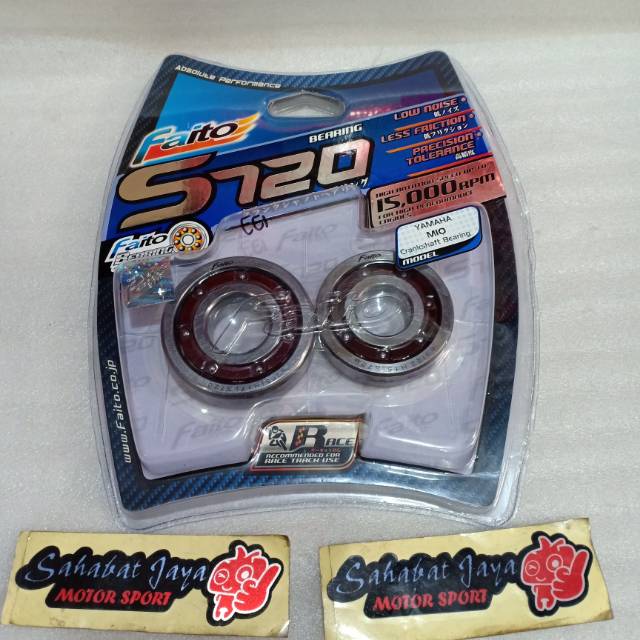 Bearing Kruk As Faito S720 Mio Soul Mio Smile Mio Sporty Nouvo Fino Karbu Original Faito