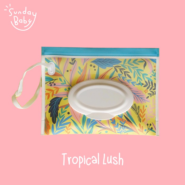 SUNDAY BABY WET AND WIPE POUCH TRAVELING TEMPAT TISU BASAH / KERING