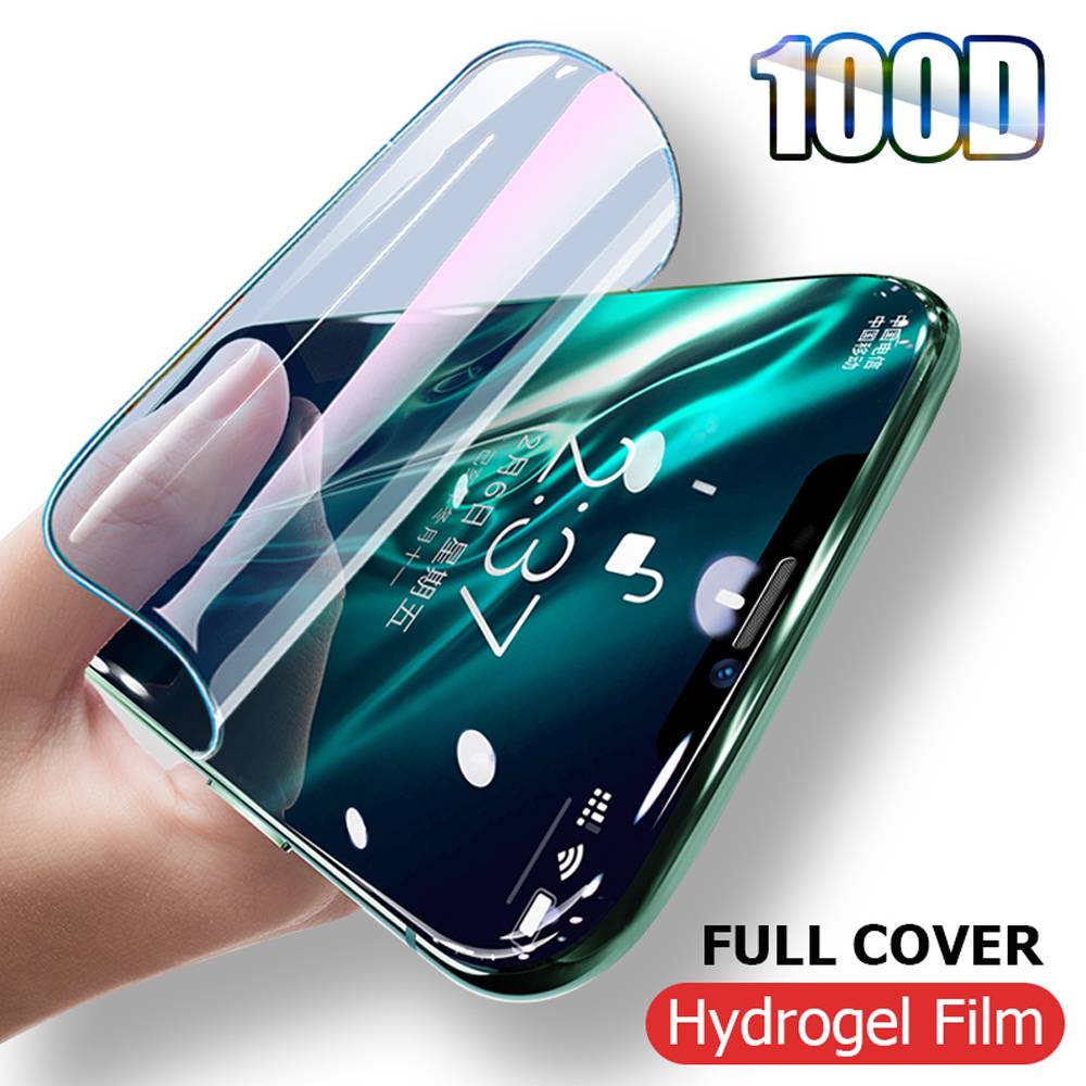 2PCS soft full cover hydrogel film for iphone 6 6s 7 8 plus 11 pro max xr x xs max protective film phone screen protector Not Glass