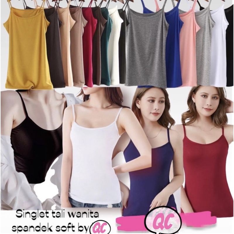 TANK TOP TALI KECIL | SINGLET | TANK TOP TALI|SALE MURAH 1 KG MUAT 12PC | BAHAN