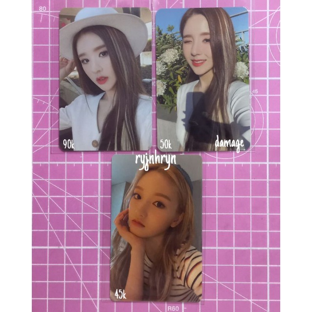 photocard pc heejin loona 12.00 sumpack 2020 sumpack20 gowon