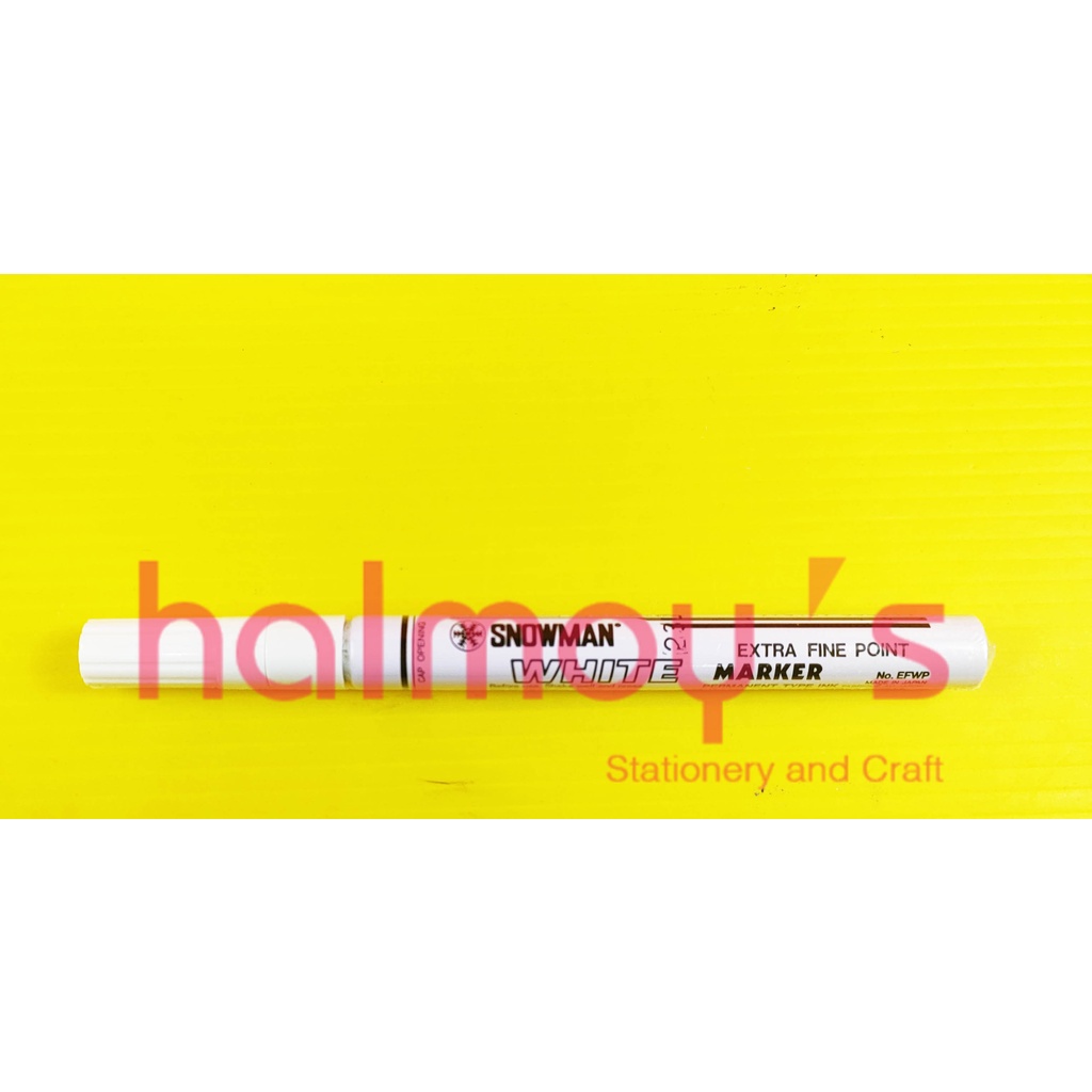 

SPIDOL PAINT MARKER SNOWMAN EFWP - 12 EXTRA FINE WHITE