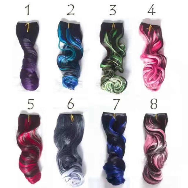 Hairclip ombre termurah (VHJKT)