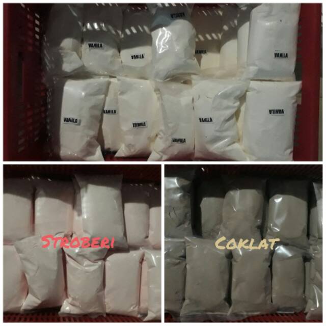 

susu bubuk kambing kemasan plastik