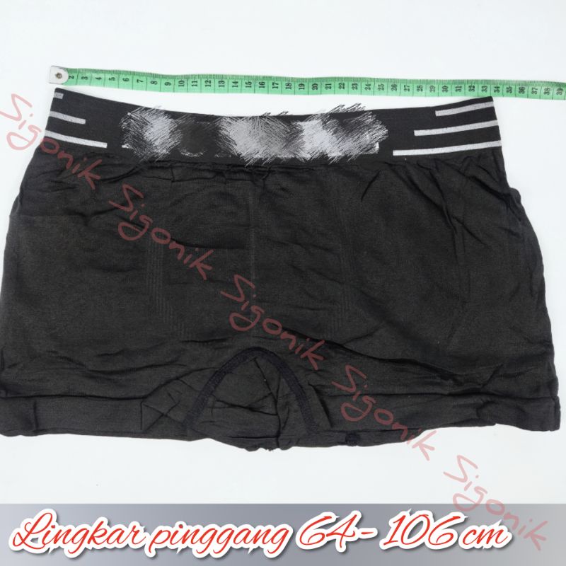 Celana Dalam Boxer Pria Dewasa Remaja Free Size L fit XL Rajut Allsize Murah MNF Sigonik