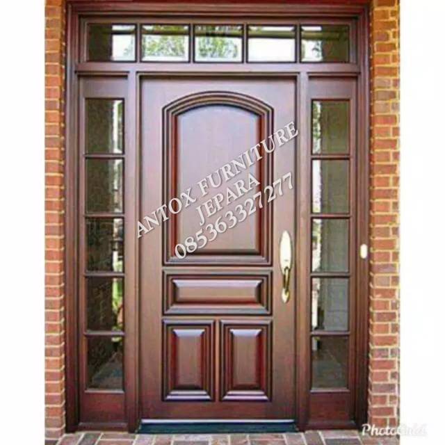 kusen pintu utama rumah kayu jati mebel Jepara