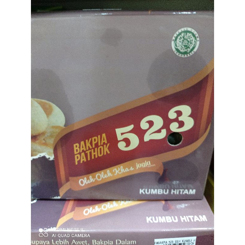 Bakpia Pathok 523 Kumbu Hitam Basah