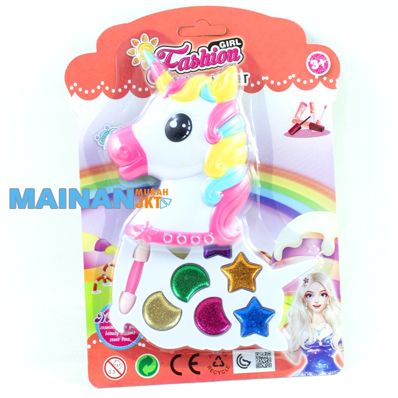 MAINANKEI MAINAN ANAK MURAH MAKEUP FASHION GIRL CM128 MAKEUP KUDA PONY SET