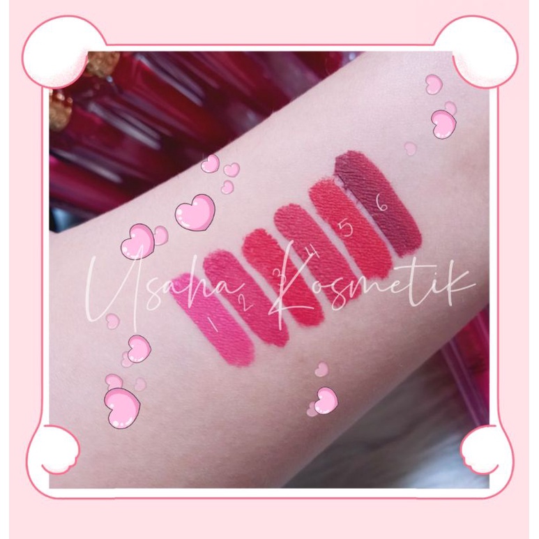 PROMO 6PC!! LIPGLOSS IMAN OF NOBLE LIP PLUMPER 6 WARNA PENTOL MUTIARA MATTE AND MOIST NO. 7050A