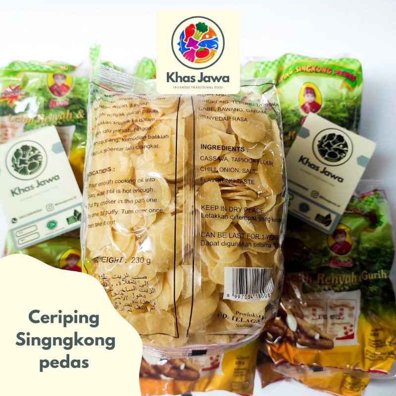 

2Xbtygneal Sakha Snack ) Kerupuk Singkong Pedas / Ceriping Pedas / Krupuk Cassava