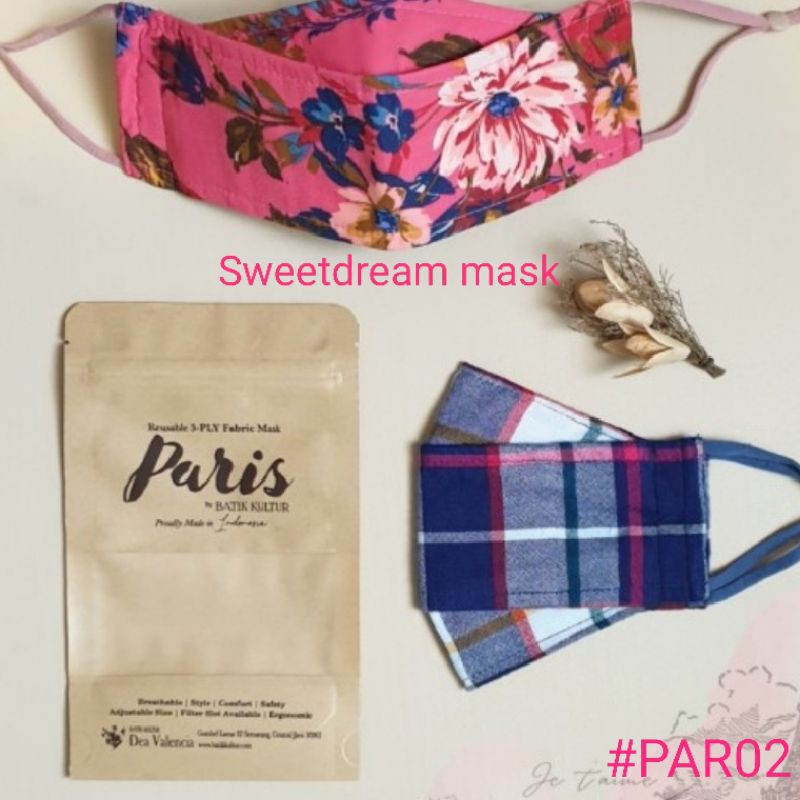 Masker Batik Kultur Paris #PAR02