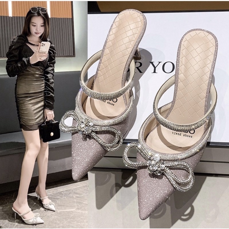 heels 9905 sepatu sendal wanita import