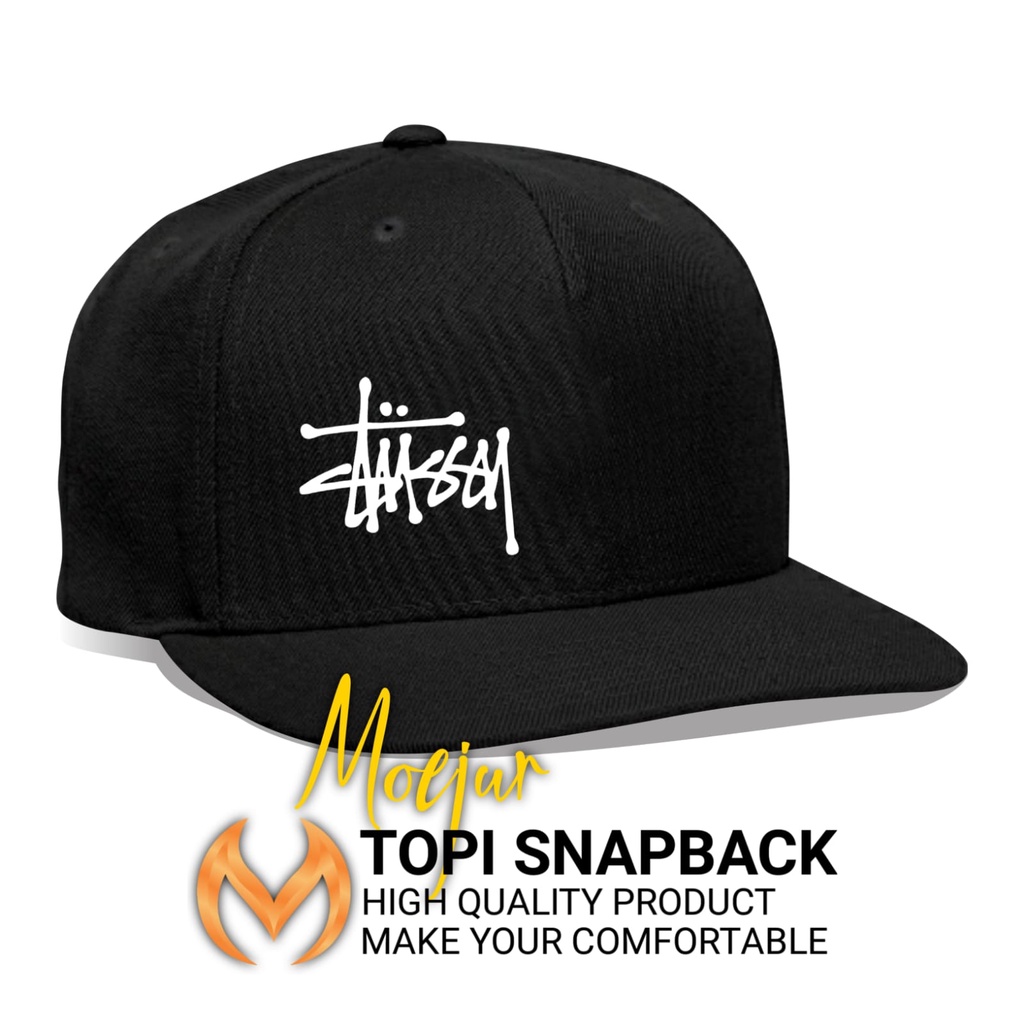 Topi Pria  Snapback Original Moejur  Terlaris Stussy  kualitas Premium Distro