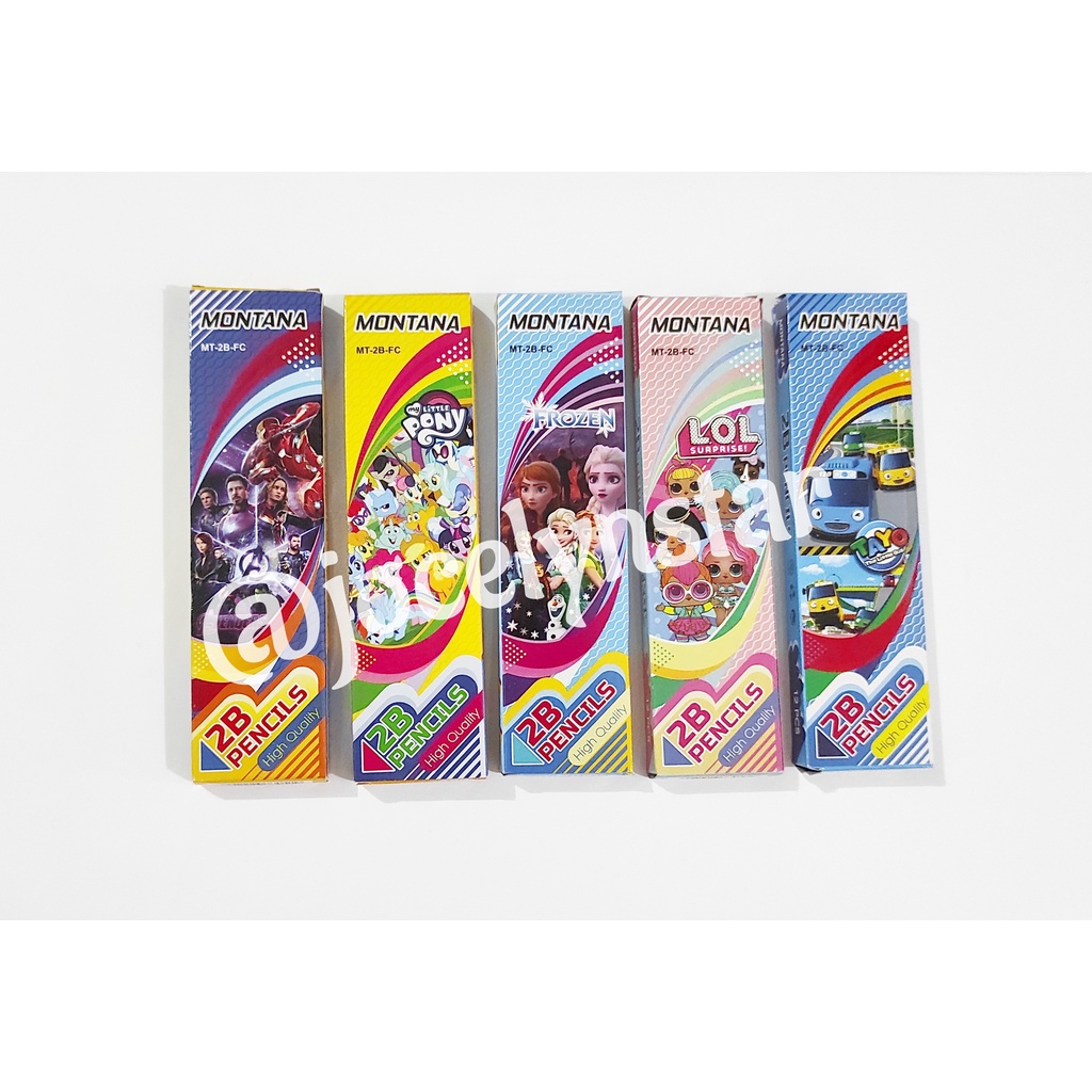 

Pensil Kayu 2B/ Pensil karakter 2B/ Pensil 2B