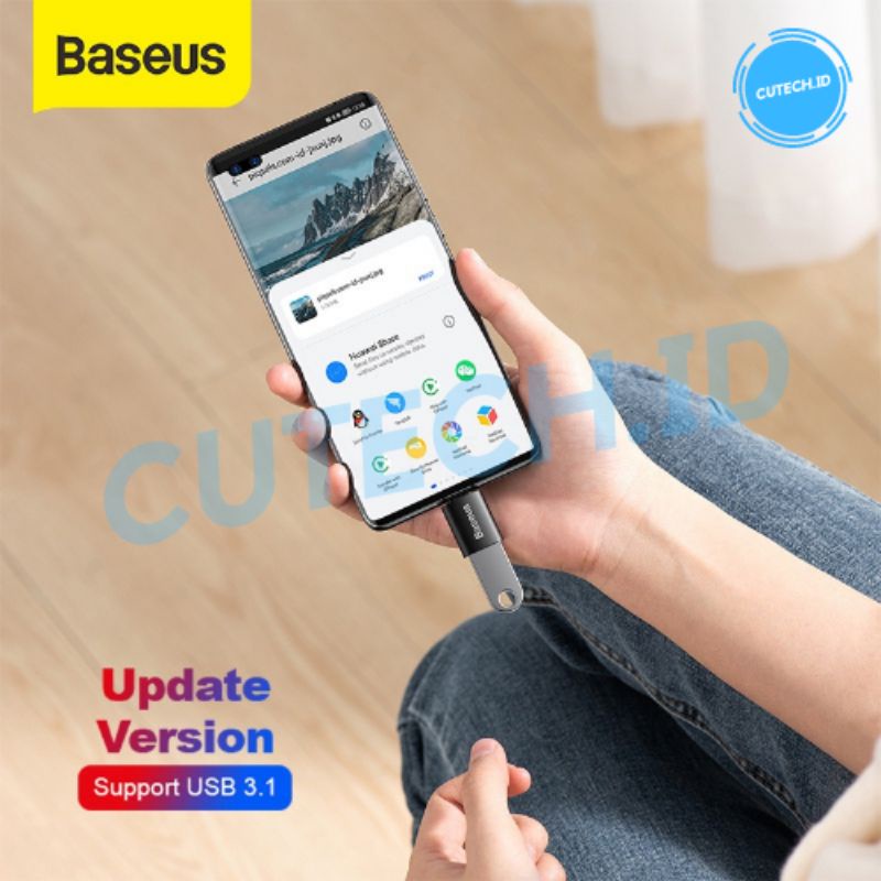 Baseus OTG Adaptor Converter USB to Type C