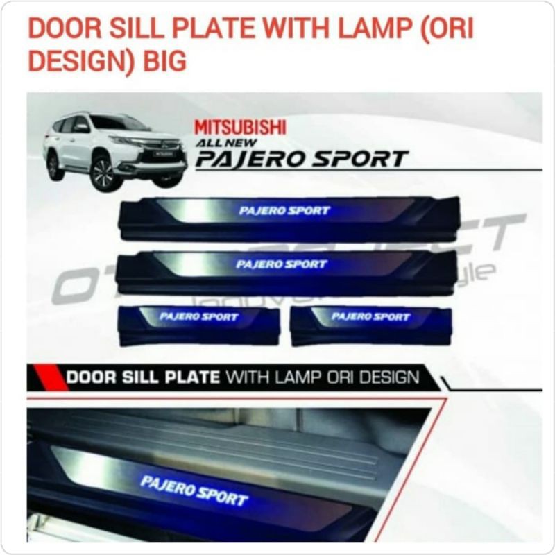 Sill Plate Samping Pajero New 2016-ON With Lampu Merk Otoproject