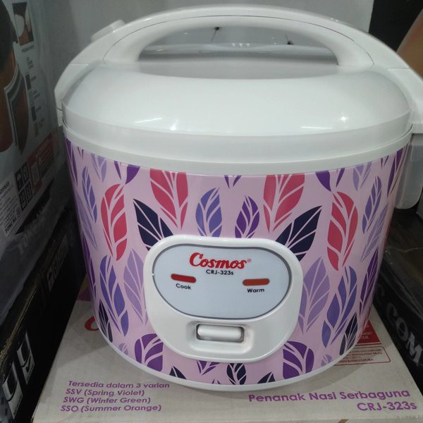 Cosmos CRJ323SSV – Magic Com 1.8 Liter Nonstick Violet