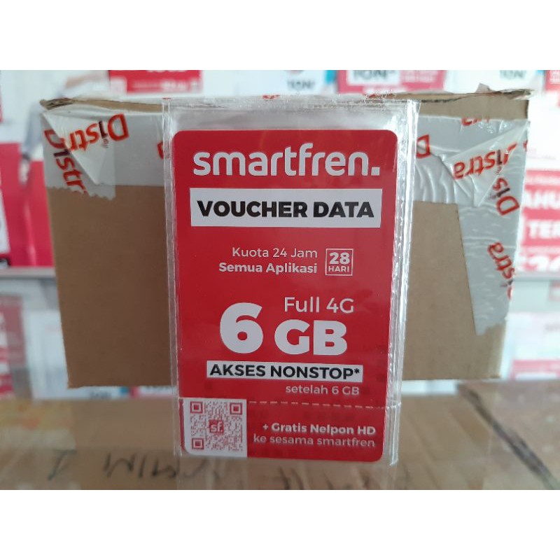 VOUCHER SMARTFREN 6GB NONSTOP