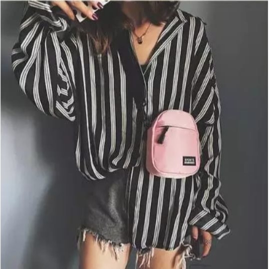 TAS SPORT MURAH KOREA-TAS MINI-MORYMONY FEMY- Tas Selempang Wanita