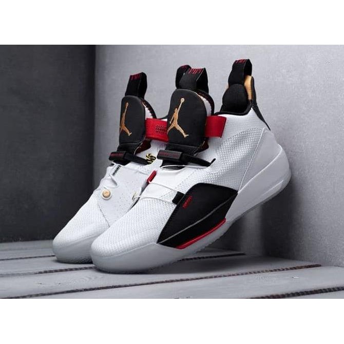 BI9 SALE Nike High Air Jordan 33 XXXIII Future Of Flight White PK Original SDWD