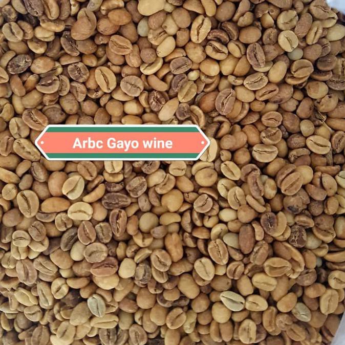 

biji kopi mentah/greenbean arabica gayo wine PRODUK TERBATAS