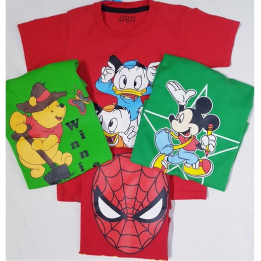 Baju kaos anak laki laki motif