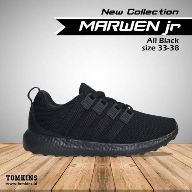 Sepatu tomkins remaja marwen black