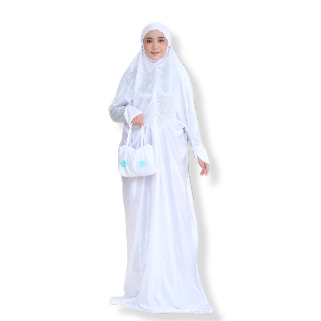 mukena terusan murah mukena terusan putih polos mukena ramadhan mukena terbaru 2021 mukena lajuran