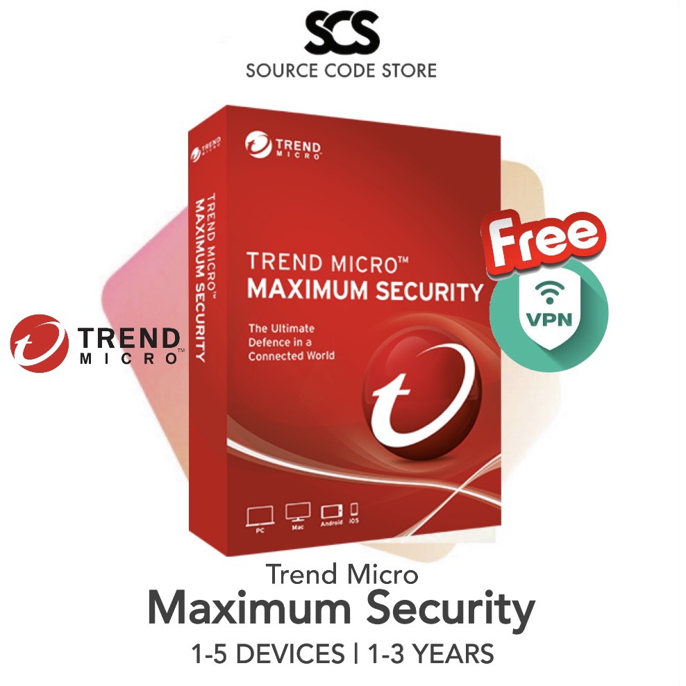 Trend Micro Maximum Security Latest Version - ANTIVIRUS ORIGINAL