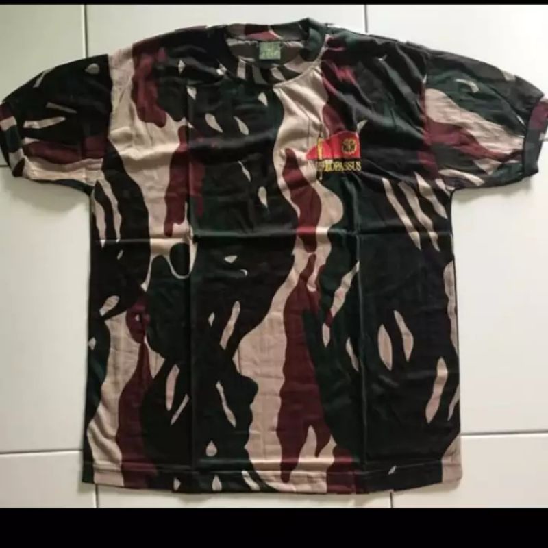 kaos Kopassus / kaos loreng kopassus