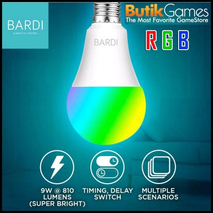 Bohlam Bohlamp Lampu Smart Bardi Smart Bulb 9W Rgbww