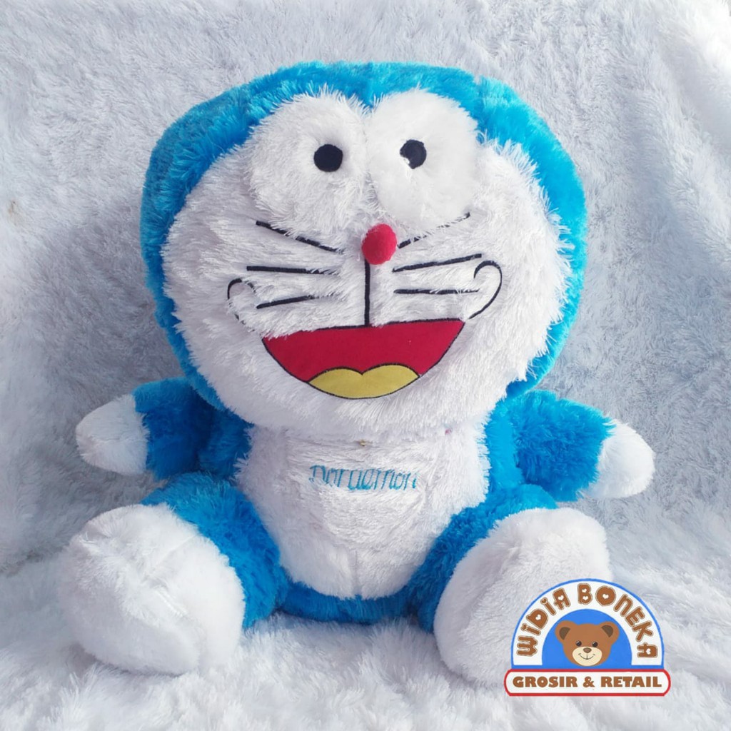 Boneka doraemon jumbo velboa / rasfur / snail mawar