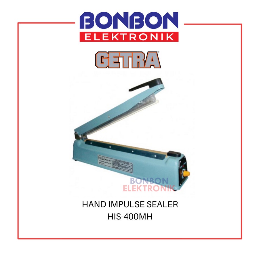 GETRA Hand Impulse Sealer HIS-400MH / Mesin Penyegel Plastik Metal