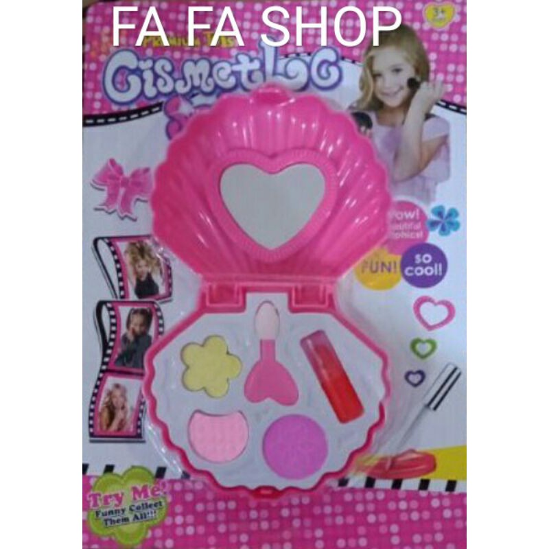 MAINAN ANAK MAKE UP KERANG KECIL / RIASAN BENTUK KERANG