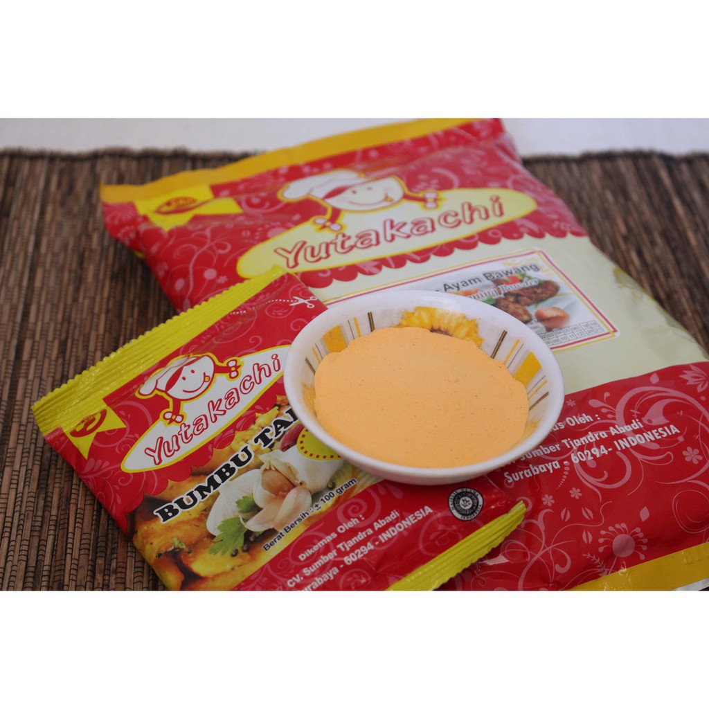 Bumbu Tabur Renteng Rasa Ayam Bawang 1Kg (100gr x 10pcs) Yutakachi / Premium Bubuk Tabur Bumbu Keripik Kentang Lidi Ayam Makaroni Jamur Tahu Penyedap Rasa 1 kg (balado/bbq/pedas manis/jagung bakar/keju) Pusat Bumbu