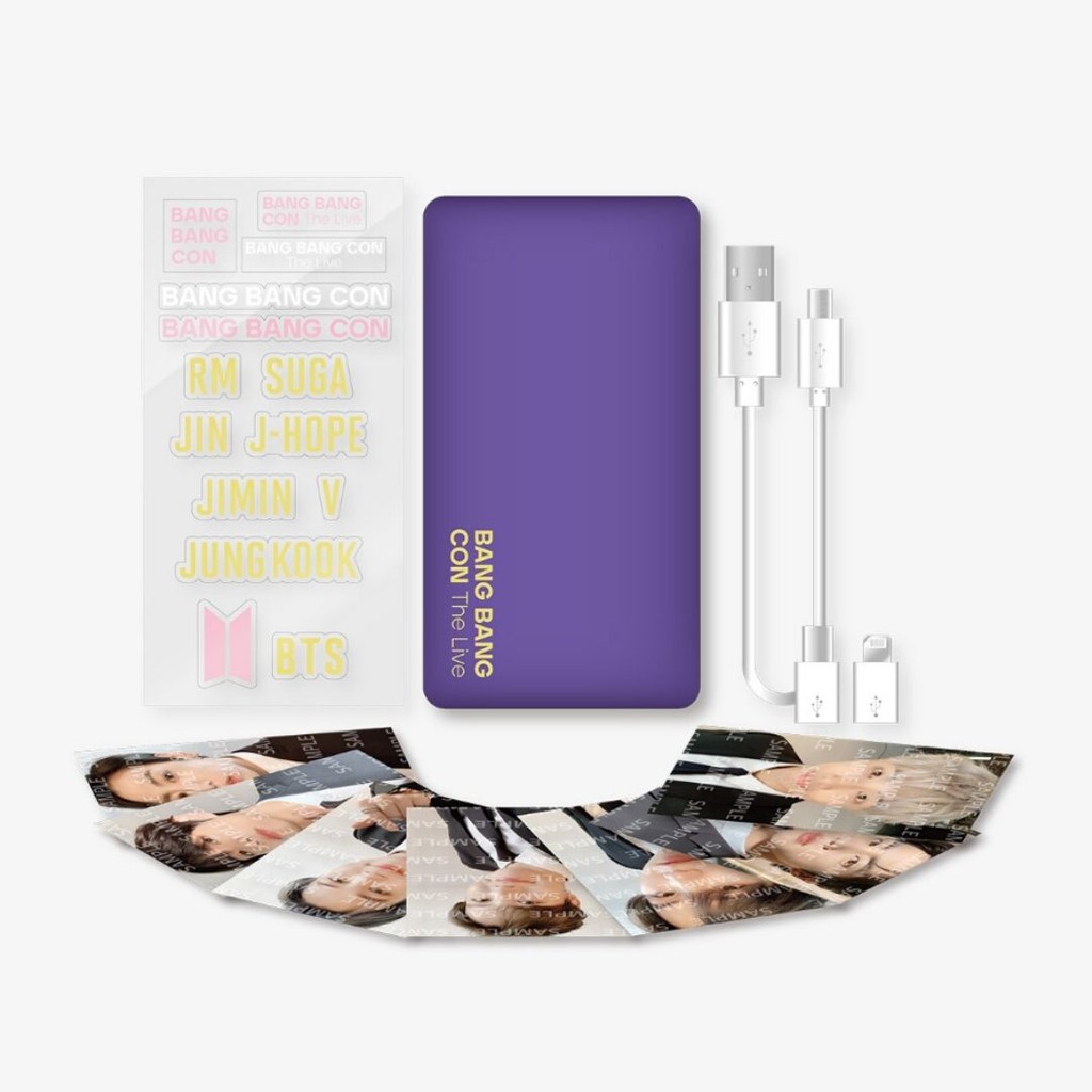 [READY] SHARING BTS BANGBANGCON MERCH - PORTABLE CHARGER RM/JIN/SUGA/JHOPE/JIMIN/TAEHYUNG V/JUNGKOOK