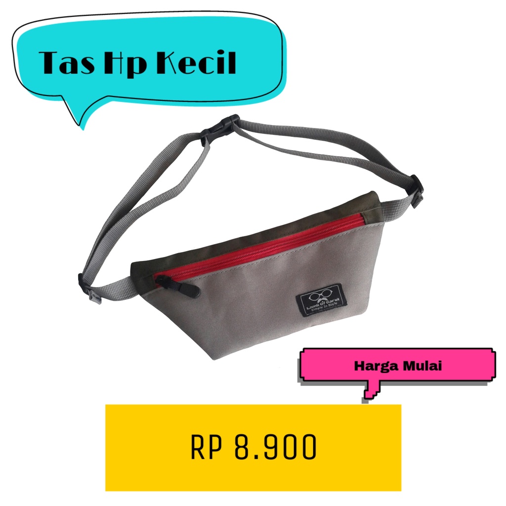 Waist Bag Pria Waistbag Mini Tas Kecil Tas HP